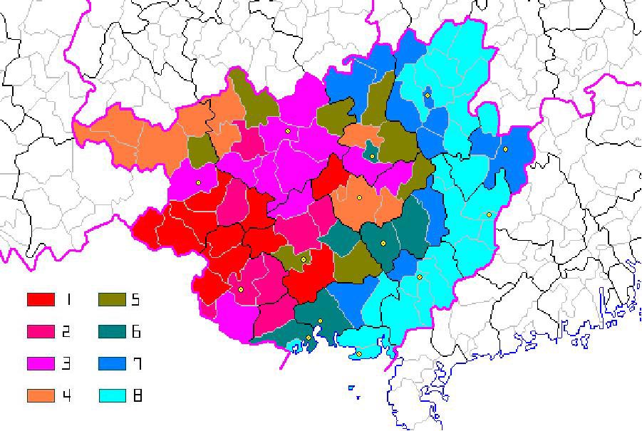 广西省地图_广西省各县市人口