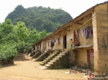 德保县干栏建筑和乡村风光（1）
