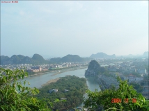 鸟瞰桂林某区